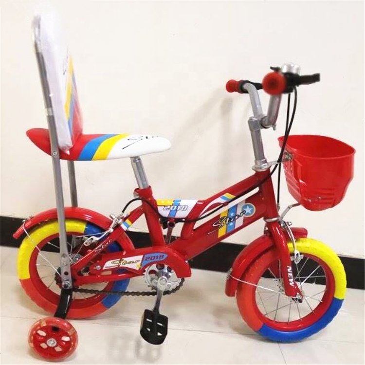 CE Certificated 12 Inch Children Street Bike with Lazy Back Saddle
